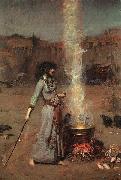 John William Waterhouse Magic Circle oil painting on canvas